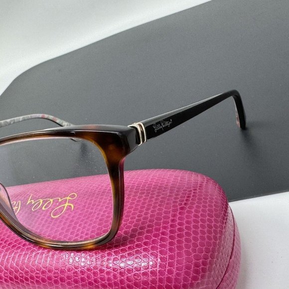 Lilly Pulitzer Delfina TO  tortoise Eyeglasses 51 [] 16 135 - Picture 12 of 16